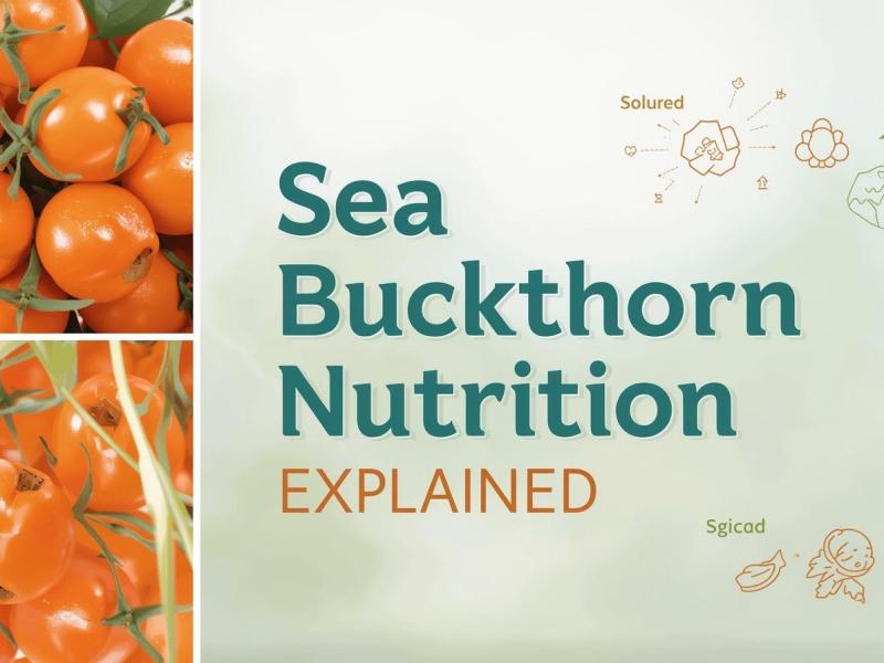 Sea Buckthorn Nutrition Explained: Key Vitamins, Minerals, and Health&nbsp;Benefits