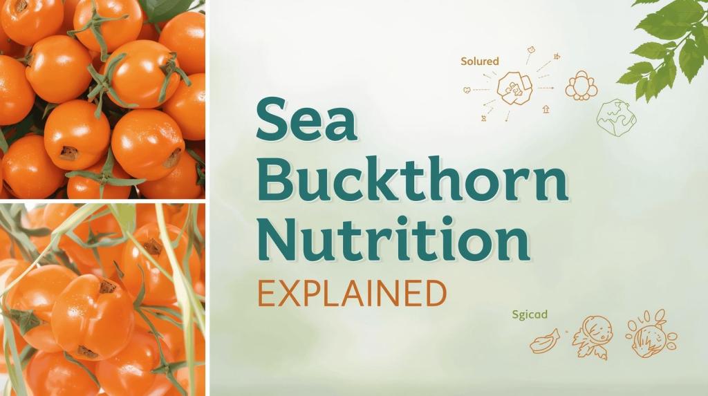 Sea Buckthorn Nutrition Explained: Key Vitamins, Minerals, and Health&nbsp;Benefits