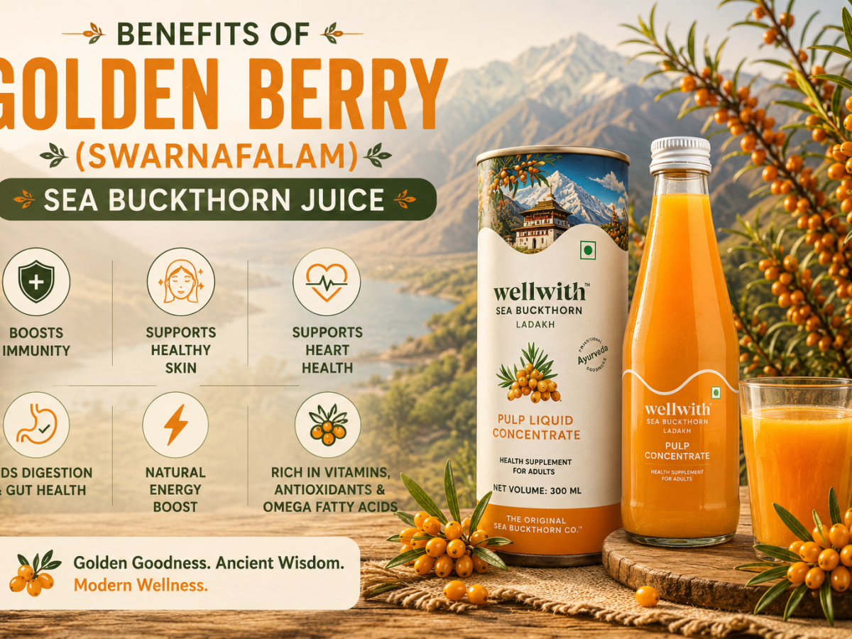 Top Health Benefits of Golden Berry (Swarnafalam) Sea Buckthorn&nbsp;Juice