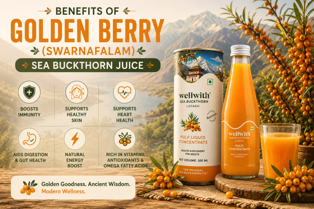 Top Health Benefits of Golden Berry (Swarnafalam) Sea Buckthorn&nbsp;Juice