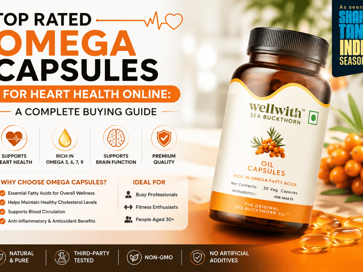 Top Rated Omega Capsules for Heart Health Online: A Complete Buying&nbsp;Guide