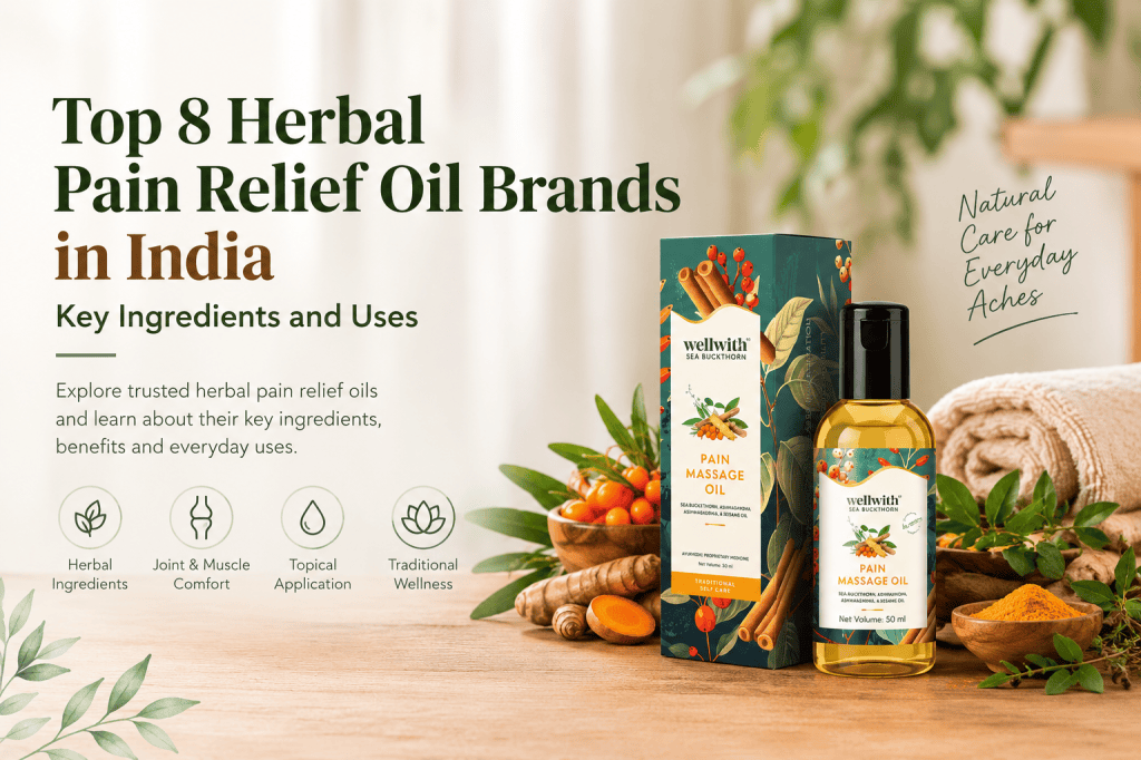 WellWith Pain Massage Oil brands in India